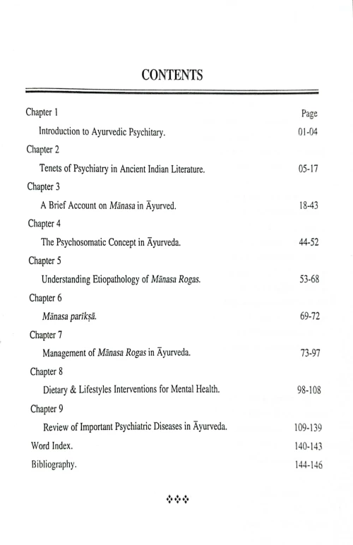 Fundamentals of Psychiatry In Ayurveda